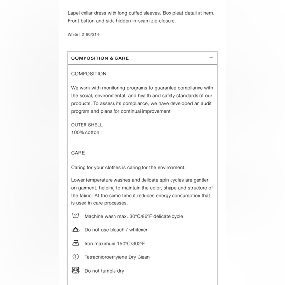 NWT ZARA Pleated Shirt Dress in Size Small - Picture 12 of 12